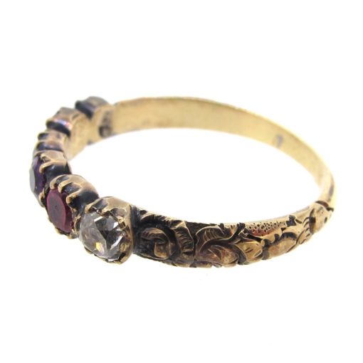 Antique Acrostic REGARD Ring