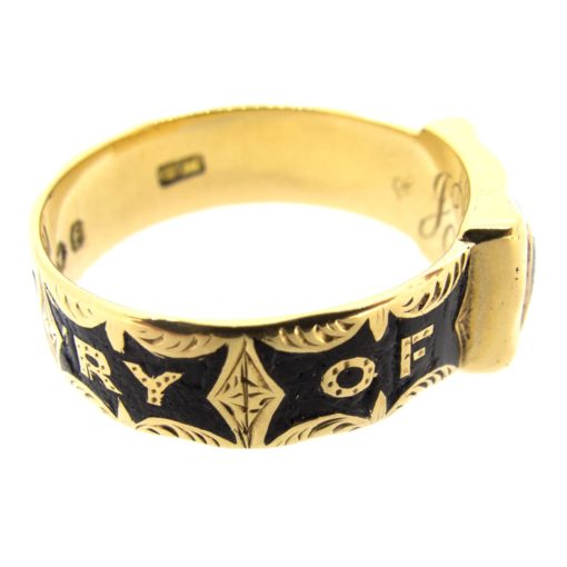 Antique Victorian Mourning Ring