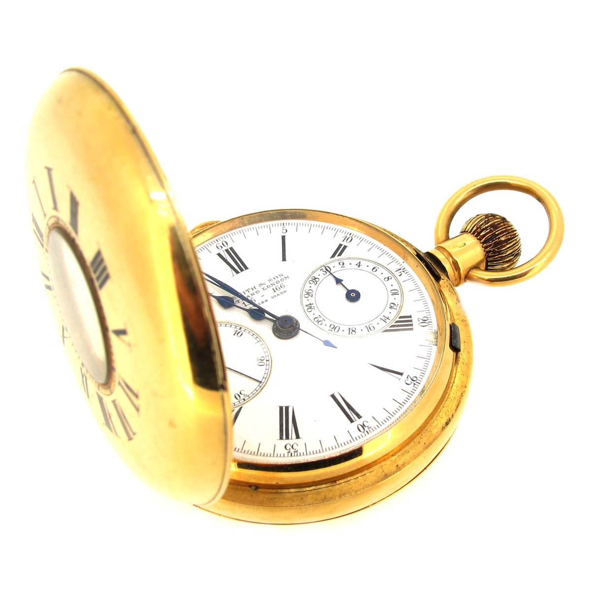 Antique 18ct gold & enamel pocket watch