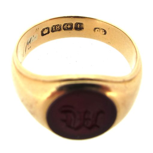 Antique Carved Carnelian Signet Ring