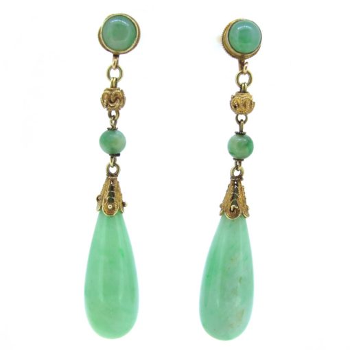 Natural Jade Earrings