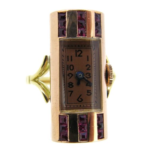 Art Deco Watch Ring