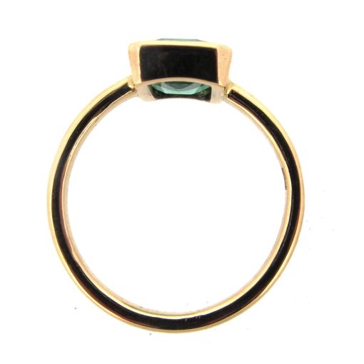 Emerald Single Stone Ring - Image 3