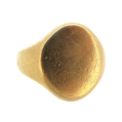 18 Carat Gold Signet Ring