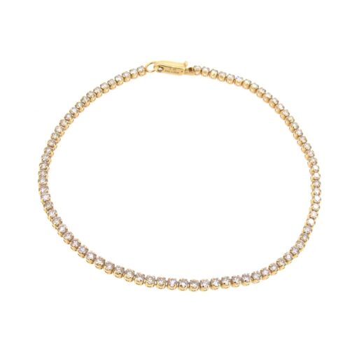 Gold & Diamond Tennis Bracelet