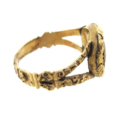 Antique Mourning Ring - Image 2