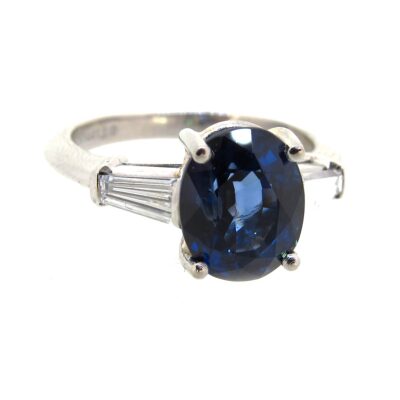 Tiffany & Co. Sapphire & Diamond Ring