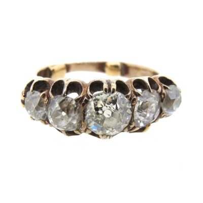 Victorian 5 Stone Diamond Ring