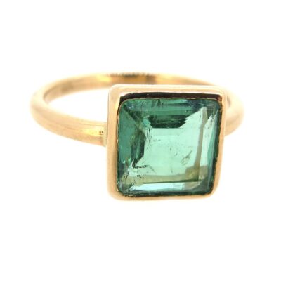 Single Stone Colombian Emerald Ring